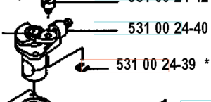 Zawór przepustnicy wykaszarki 120 R Husqvarna