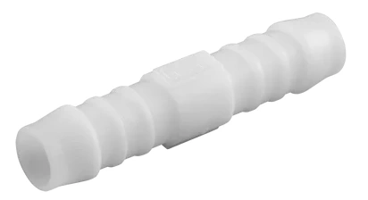 Reparator PCW 12 mm biały, z tworzywa. Poziomy, gładki, z ryflerowaniami, jednoelementowy, kompaktowy, do łączenia rur w instalacjach wodnych.