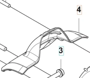 Osłona sprzęgła wykaszarki 122 R Husqvarna