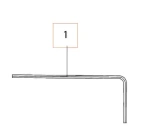 Klucz wykaszarki 129R Husqvarna