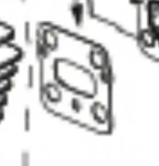 Uszczelka silnika wykaszarki 129R Husqvarna