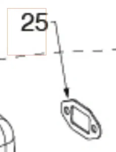 Uszczelka wykaszarki 129R/129RJ Husqvarna