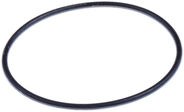 O-ring wykaszarki 265 RX Husqvarna w kolorze czarnym, okrągły, wykonany z tworzywa sztucznego. Powierzchnia gładka, elastyczna. Produkt leżący na jednolitym tle, prezentujący jego kształt oraz rozmiar. Idealny do zastosowań w sprzęcie ogrodowym.