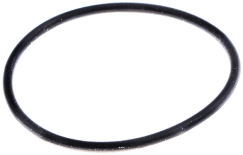 O-ring do wykaszarki 265 RX Husqvarna w kolorze czarnym. Gumowy, elastyczny o-ring w kształcie pierścienia, widoczny w zbliżeniu, leżący na jednolitym tle. Element mocujący, kluczowy dla prawidłowego działania urządzenia.