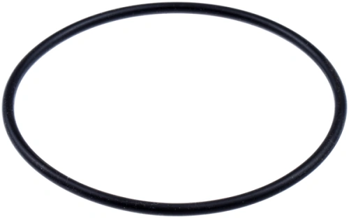 O-ring do dmuchawy 155 BT Husqvarna, okrągły, czarny, gumowy element uszczelniający. Widoczny z boku w pierwszym planie, na jednolitym tle, z gładką powierzchnią. Idealny do montażu w urządzeniach Husqvarna, wspomaga uszczelnienie elementów.