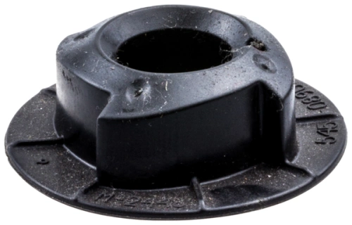 Piasta dmuchawy 125BVX Husqvarna, czarna, okrągła podstawa z centralnym otworem. Produkt widoczny z boku, z lekko chropowatą powierzchnią. Widoczne oznaczenia numeryczne na boku. Element konstrukcyjny, przeznaczony do montażu.