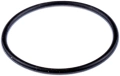 O-ring w kolorze czarnym, wykonany z materiału gumowego. Produkt leży płasko na białym tle. O-ring ma okrągły kształt i gładką powierzchnię, bez widocznych zdobień czy napisów. Idealny jako element uszczelniający w dmuchawie 140B Husqvarna.
