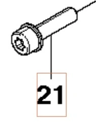 Śruba wykaszarki 253RJ Husqvarna