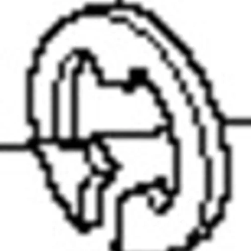 Pierścień wykaszarki 243 RJ Husqvarna w kolorze stalowym, o okrągłym kształcie z wycięciem, leży na białym tle. Widoczne mocowania do montażu, detale krawędzi podkreślają jego solidność. Produkt ma gładką powierzchnię bez logo.