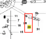 Kulka wykaszarki 253RJ Husqvarna
