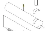 Komplet rury wykaszarki 253RJ Husqvarna