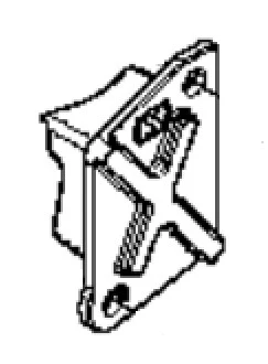 Osłona dmuchawy 130BT Husqvarna, wykonana z wytrzymałego tworzywa sztucznego, w kolorze czarnym. Przedmiot pod kątem, ukazujący szczegóły mocowania oraz fakturę powierzchni. Widoczny napis Husqvarna na górnej krawędzi. Bez tła.