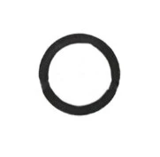 Podkładka dmuchawy 170BT Husqvarna w kształcie okręgu, wykonana z czarnego materiału. Widok frontalny, podkładka leży na płaskiej powierzchni. Brak widocznych napisów czy logo. Produkt w nowym stanie, bez dodatkowych akcesoriów czy opakowania.