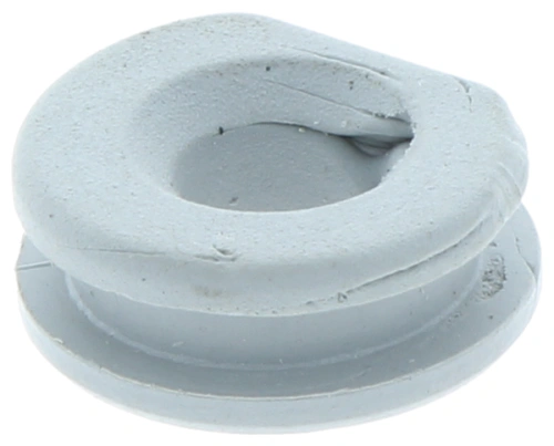 Szary pierścień uszczelniający do dmuchawy Husqvarna 356BTx, szeroki i okrągły, z gładką, elastyczną powierzchnią i wyprofilowanymi brzegami, przeznaczony do montażu w urządzeniach gazowych, na jednolitym tle.