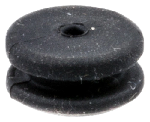 Pierścień uszczelniający dmuchawy 356BTx Husqvarna, czarny, gumowy, z podwójnym wyprofilowaniem, centralnymi otworami i gładką fakturą, idealny do zabezpieczania połączeń.