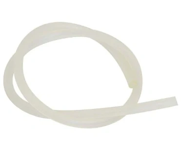 Przezroczysty przewód paliwowy do dmuchawy Husqvarna 356BTx, gładki, elastyczny tubing do łącznika, używany do transportu paliwa w sprzęcie ogrodniczym.