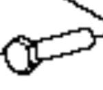 Śruba ridera R 111B Husqvarna