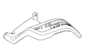 Panel ridera R 111B Husqvarna
