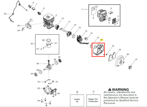 Podstawa filtra powietrza do dmuchawy Husqvarna 125BVX, czarna, plastikowa, prostokątna z zaokrąglonymi krawędziami i otworami montażowymi, widok frontalny ukazujący mocowanie i powierzchnię.