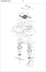 Urządzenie tnące ridera R112iC Husqvarna