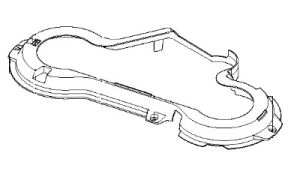 Osłona ridera R 111B Husqvarna