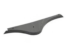 Korek ridera R 111B Husqvarna w kolorze szarym, wykonany z trwałego tworzywa sztucznego. Produkt umieszczony na białym tle, widok frontalny. Posiada wycięcia oraz odpowiednie mocowania, zapewniające łatwy montaż na maszynach ogrodniczych.