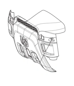 Osłona ridera R 112C Husqvarna