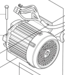 Silnik ridera R112iC Husqvarna