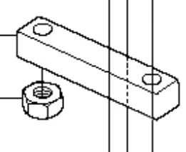 Wspornik ridera R213C Husqvarna