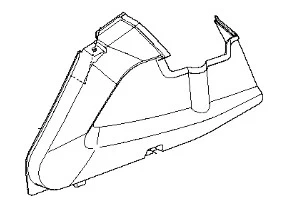 Osłona ridera R120C Husqvarna