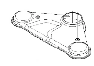 Pokrywa ridera R213C Husqvarna