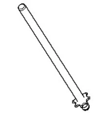 Drążek kierowniczy ridera R213C Husqvarna