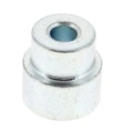 Tuleja ridera R220T Husqvarna w kolorze metalicznym. Cylindryczny kształt, wykonana z metalu, z otworem w centrum. Widoczna gładka faktura, brak dodatkowych ozdób. Produkt na jednolitym tle, stojący.
