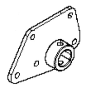 Wspornik ridera R418Ts Husqvarna