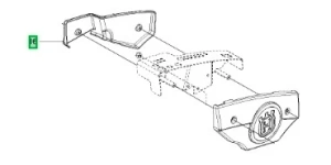 Pokrywa sterowania ridera R418Ts Husqvarna