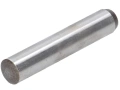 Kołek zabezpieczający ridera R418Ts Husqvarna, cylindryczny, metalowy, z połyskiem. Wysokość około 10 cm, średnica 3 cm, zakończenia zaokrąglone. Produkt leży na jednolitym tle, prezentując gładką teksturę oraz wykończenie.