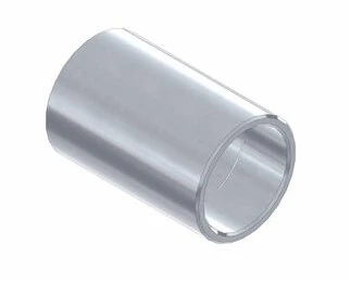 Tuleja odległościowa ridera R220T Husqvarna, przezroczysta, cylindryczna, wykonana z tworzywa sztucznego, z gładką powierzchnią. Produkt pokazany frontalnie na białym tle, ze szczególnym uwzględnieniem otwartego końca.