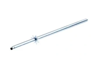 Drążek kierowniczy R316T Husqvarna, metaliczny, długa, prostokątna konstrukcja o gładkiej fakturze i srebrnym kolorze, z widocznymi elementami montażowymi na końcu. Ujęcie frontalne, produkt leżący na jednolitym tle.