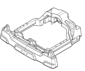 Rama złożenie ridera R418Ts Husqvarna