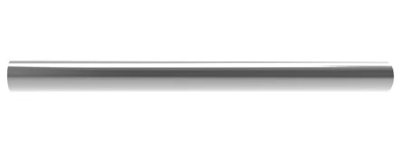 Trzonek ridera R418Ts Husqvarna w kolorze metalicznym, prosty, cylindryczny kształt, blask powierzchni. Produkt leży na białym tle, ukazujący pełną długość, bez dodatkowych detali. Idealny do zamontowania w sprzęcie ogrodniczym.
