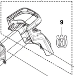 Osłona złożenie ridera R418Ts Husqvarna