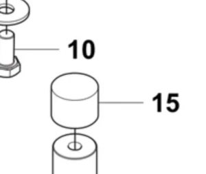 Amortyzator ridera RC318T Husqvarna