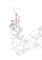 Pierścień uszczelniający R316TX Husqvarna, gumowy, okrągły element nr 10 na diagramie montażowym, widoczny z przodu na białym tle, z opisem montażu.