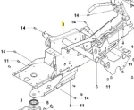 Rama złożenie ridera R418Ts Husqvarna