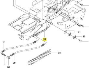 Przewód ridera R422Ts Husqvarna
