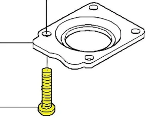 Śruba dmuchawy 150BF Husqvarna