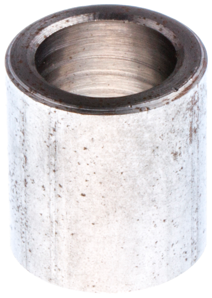 Element odległościowy pro kosiarki LB 448iV Husqvarna, cylindryczny kształt, metaliczne wykończenie, widoczna wewnętrzna gwintowana struktura, prezentowany w zbliżeniu na białym tle.