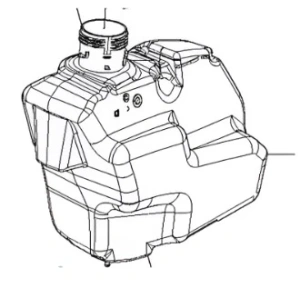 Zbiornik paliwa ridera RC318T Husqvarna