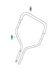Zespół uchwytu kosiarki WB 53S e Husqvarna