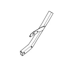 Zespół klamki dolnej lewy kosiarki LC 53E e Husqvarna